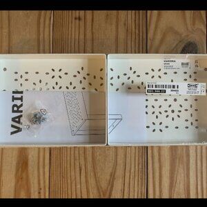 NIB Ikea Variera Small Metal Shelf White 12 7/16” L x 6” H x 5” W 801.366.